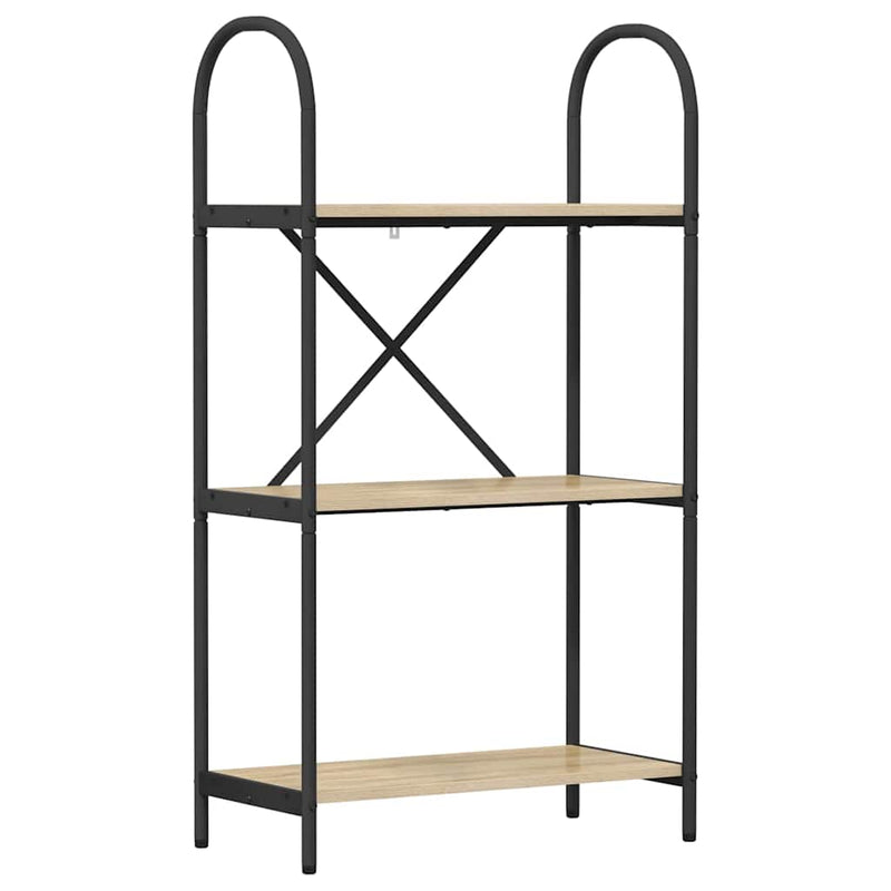 vidaXL Könyvespolc sonoma tölgy 60 x 30 x 109 cm Faanyag