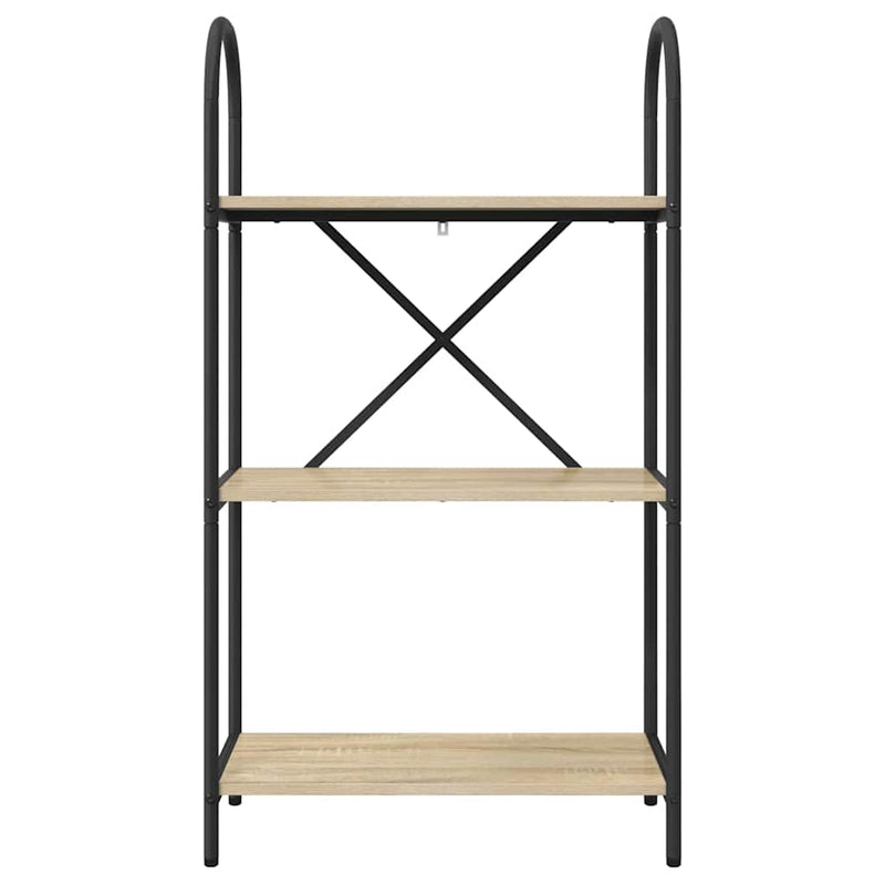 vidaXL Könyvespolc sonoma tölgy 60 x 30 x 109 cm Faanyag