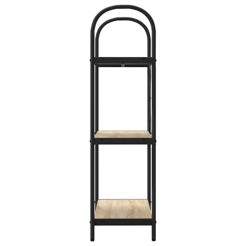 vidaXL Könyvespolc sonoma tölgy 60 x 30 x 109 cm Faanyag