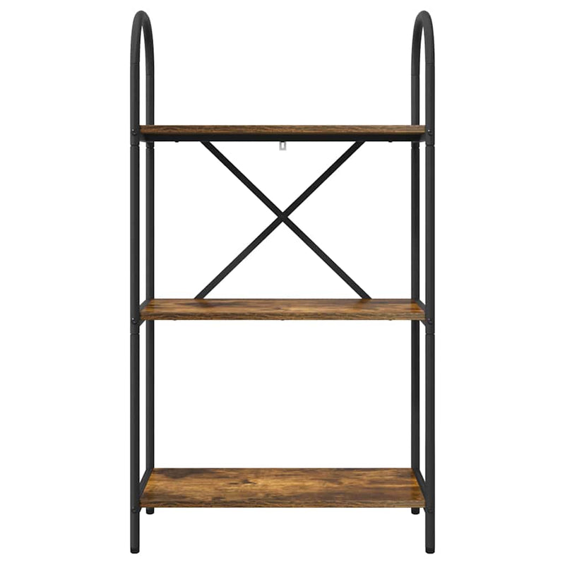 vidaXL Könyvespolc Füstölt tölgy 60 x 30 x 109 cm Faanyag