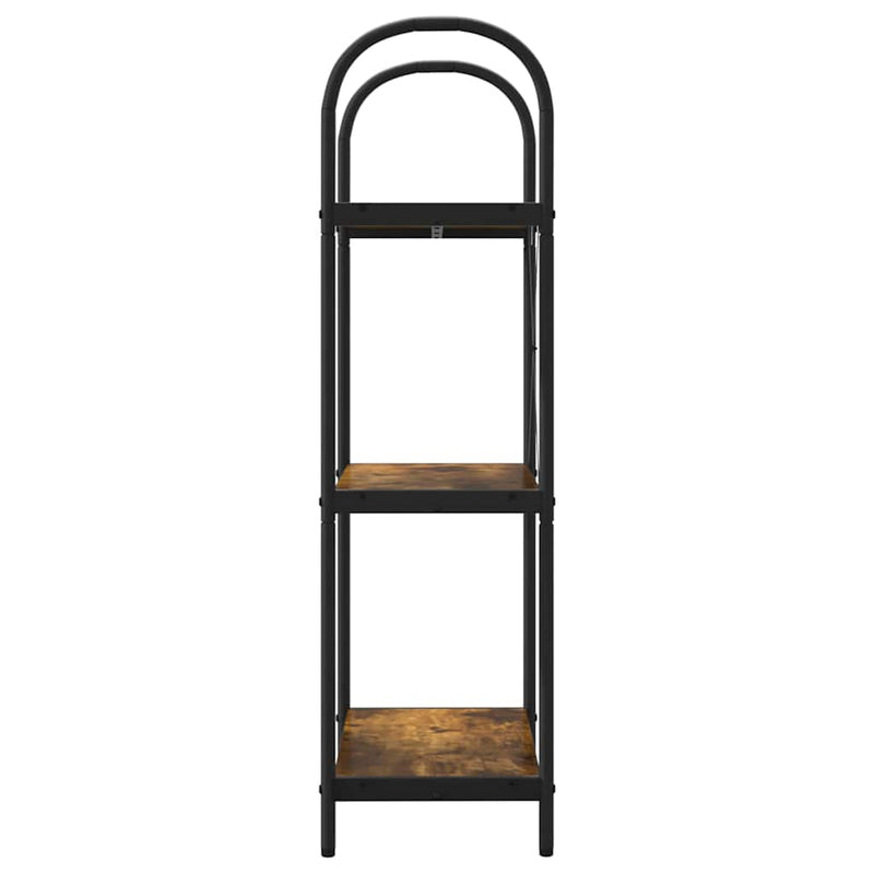 vidaXL Könyvespolc Füstölt tölgy 60 x 30 x 109 cm Faanyag