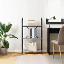 vidaXL Könyvespolc Szürke sonoma 60 x 30 x 109 cm Faanyag