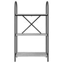 vidaXL Könyvespolc Szürke sonoma 60 x 30 x 109 cm Faanyag