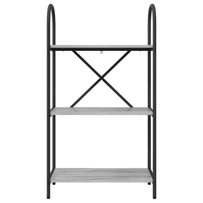 vidaXL Könyvespolc Szürke sonoma 60 x 30 x 109 cm Faanyag