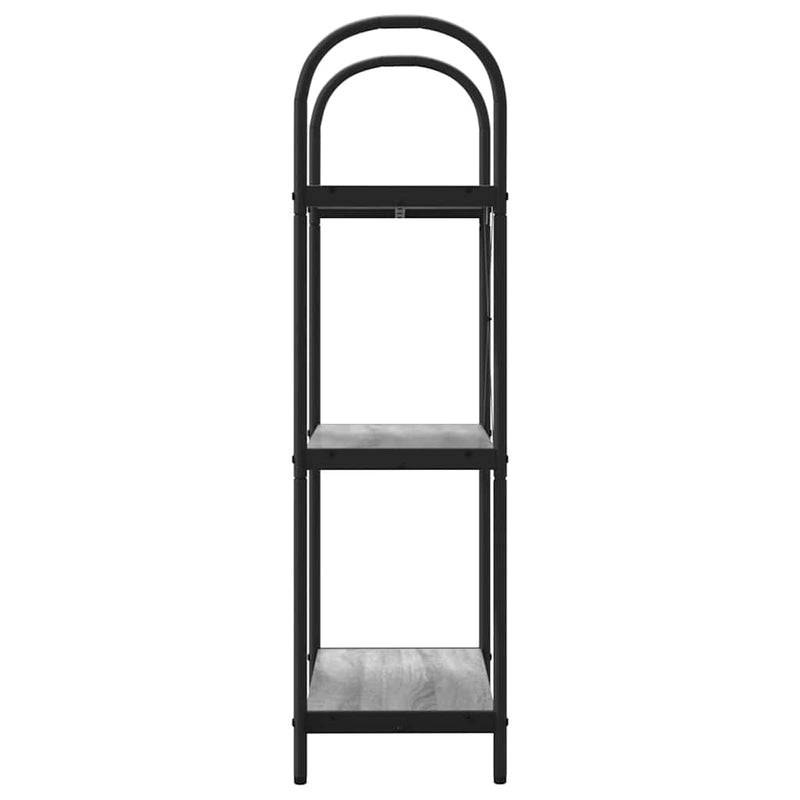 vidaXL Könyvespolc Szürke sonoma 60 x 30 x 109 cm Faanyag