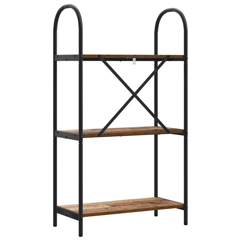 vidaXL Könyvespolc Régi fa 60 x 30 x 109 cm Faanyag