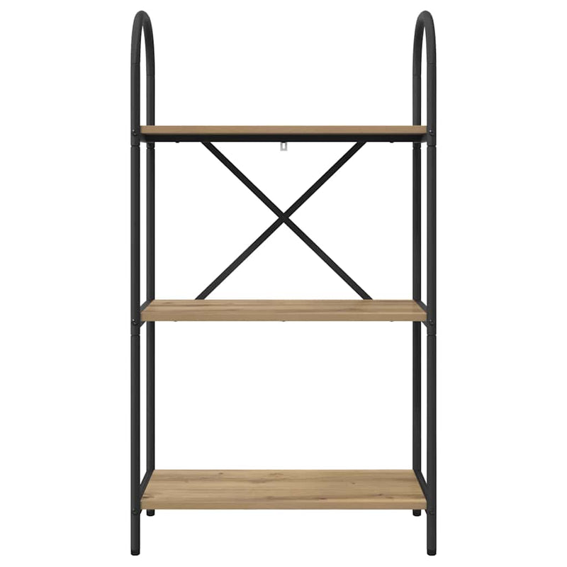 vidaXL Könyvespolc kézműves tölgy 60 x 30 x 109 cm Faanyag