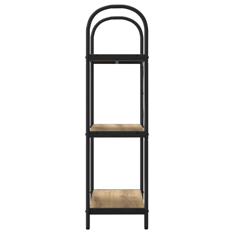 vidaXL Könyvespolc kézműves tölgy 60 x 30 x 109 cm Faanyag