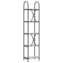 vidaXL Könyvespolc sonoma tölgy 40 x 30 x 183 cm Faanyag