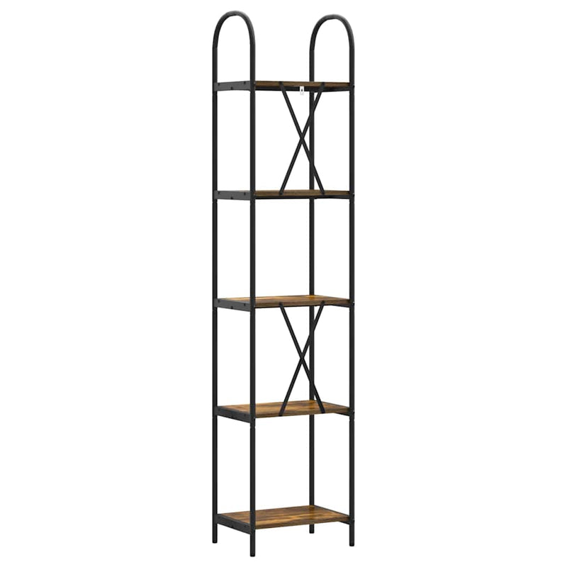 vidaXL Könyvespolc Füstölt tölgy 40 x 30 x 183 cm Faanyag