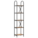 vidaXL Könyvespolc Öreg fa 40 x 30 x 183 cm Faanyag