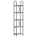 vidaXL Könyvespolc kézműves tölgy 40 x 30 x 183 cm Faanyag