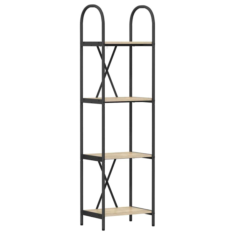 vidaXL Könyvespolc sonoma tölgy 40 x 30 x 146 cm Faanyag