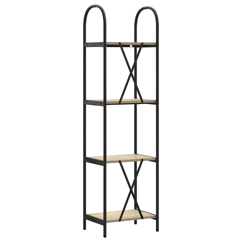 vidaXL Könyvespolc sonoma tölgy 40 x 30 x 146 cm Faanyag