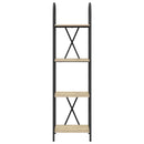 vidaXL Könyvespolc sonoma tölgy 40 x 30 x 146 cm Faanyag