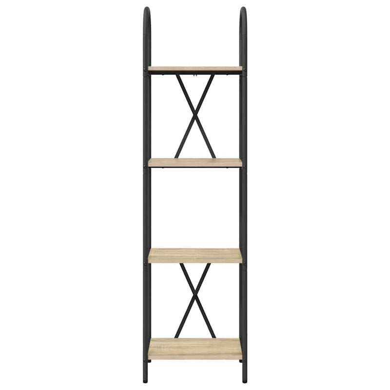 vidaXL Könyvespolc sonoma tölgy 40 x 30 x 146 cm Faanyag