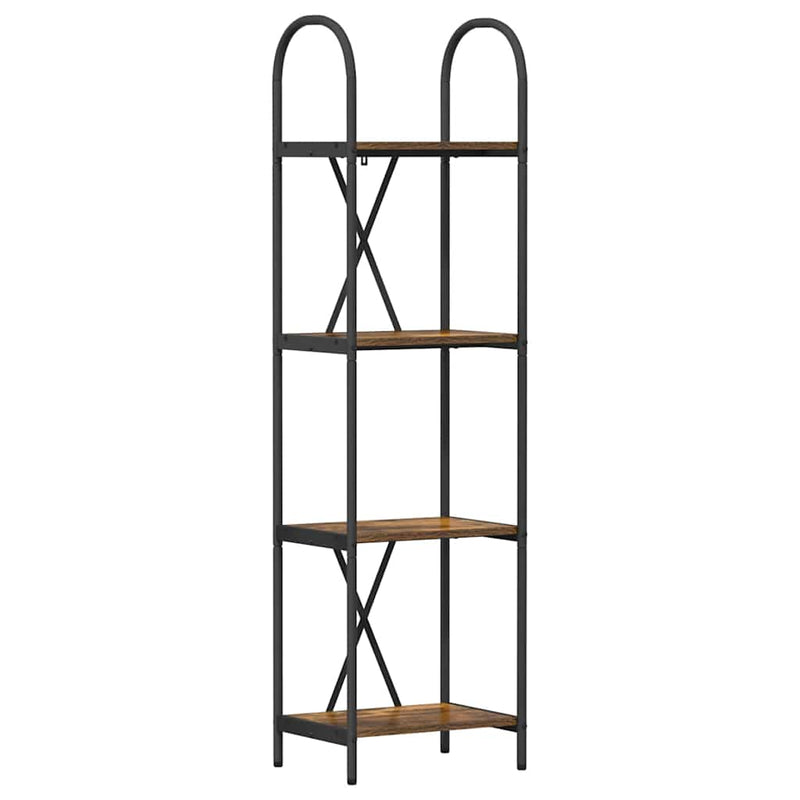 vidaXL Könyvespolc Füstölt tölgy 40 x 30 x 146 cm Faanyag