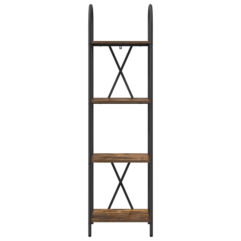 vidaXL Könyvespolc Füstölt tölgy 40 x 30 x 146 cm Faanyag