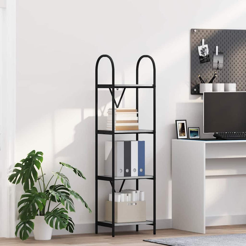 vidaXL Könyvespolc Szürke sonoma 40 x 30 x 146 cm Faanyag