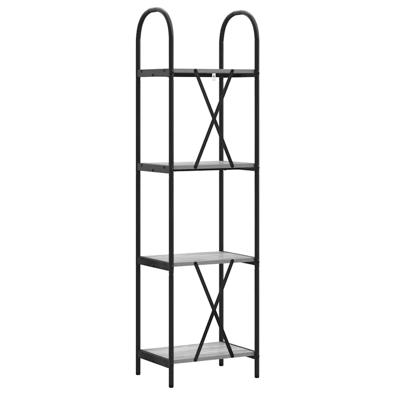 vidaXL Könyvespolc Szürke sonoma 40 x 30 x 146 cm Faanyag