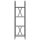 vidaXL Könyvespolc Szürke sonoma 40 x 30 x 146 cm Faanyag