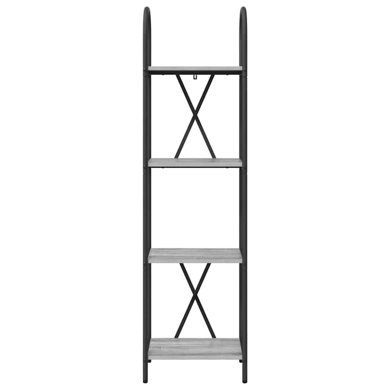 vidaXL Könyvespolc Szürke sonoma 40 x 30 x 146 cm Faanyag
