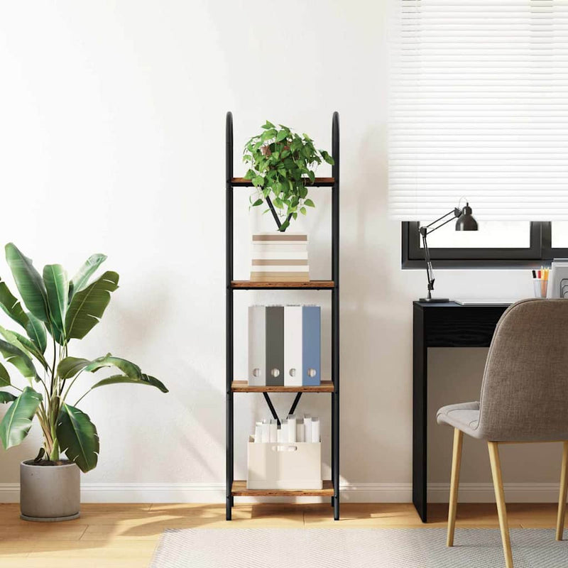 vidaXL Könyvespolc Régi fa 40 x 30 x 146 cm Faanyag