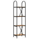 vidaXL Könyvespolc Régi fa 40 x 30 x 146 cm Faanyag