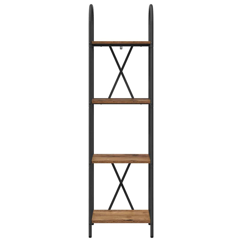 vidaXL Könyvespolc Régi fa 40 x 30 x 146 cm Faanyag