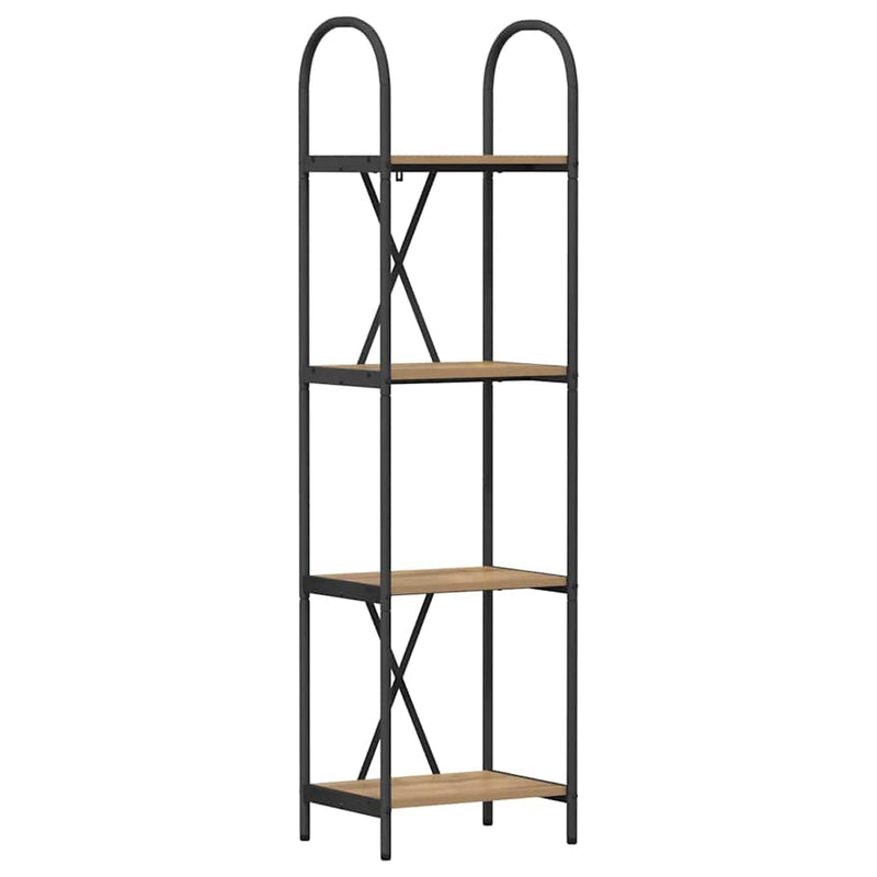 vidaXL Könyvespolc kézműves tölgy 40 x 30 x 146 cm Faanyag