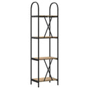 vidaXL Könyvespolc kézműves tölgy 40 x 30 x 146 cm Faanyag