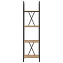 vidaXL Könyvespolc kézműves tölgy 40 x 30 x 146 cm Faanyag