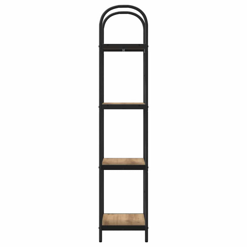 vidaXL Könyvespolc kézműves tölgy 40 x 30 x 146 cm Faanyag