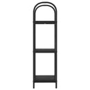 vidaXL Könyvespolc Musta tammi 40 x 30 x 109 cm Faanyag