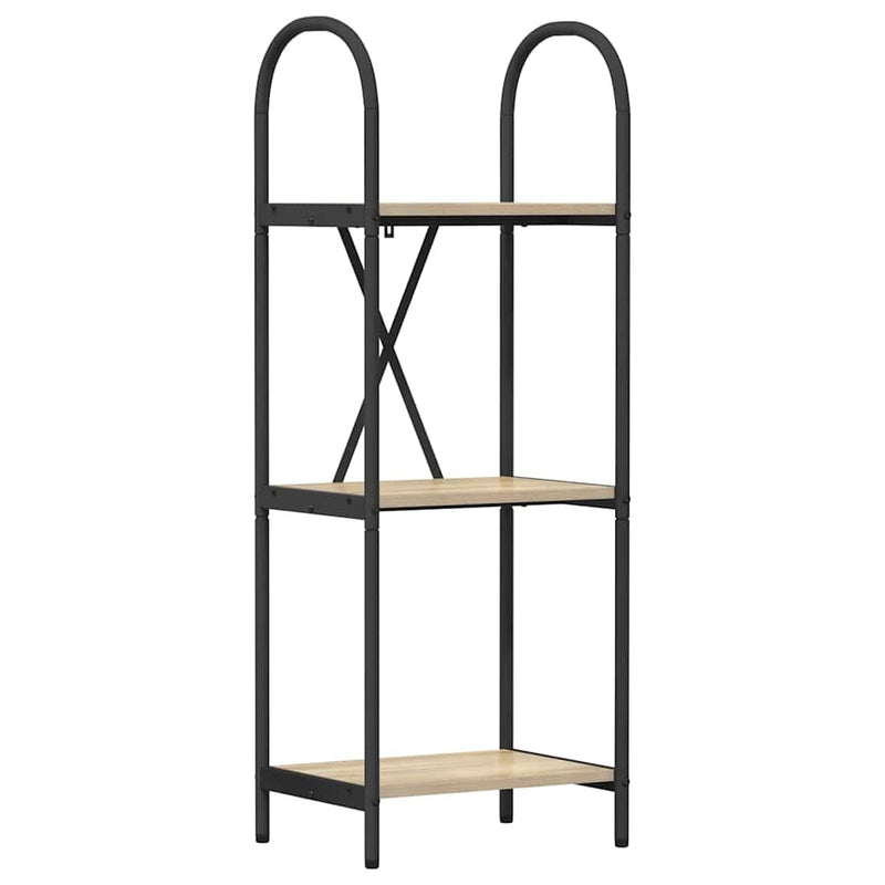 vidaXL Könyvespolc sonoma tölgy 40 x 30 x 109 cm Faanyag