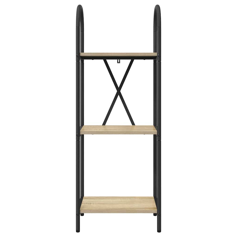 vidaXL Könyvespolc sonoma tölgy 40 x 30 x 109 cm Faanyag