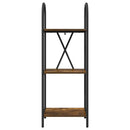 vidaXL Könyvespolc Füstölt tölgy 40 x 30 x 109 cm Faanyag