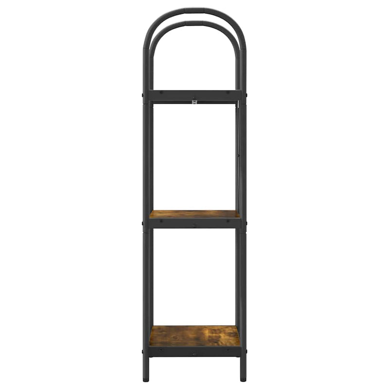 vidaXL Könyvespolc Füstölt tölgy 40 x 30 x 109 cm Faanyag