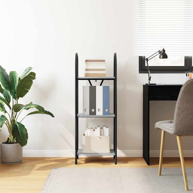 vidaXL Könyvespolc Szürke sonoma 40 x 30 x 109 cm Faanyag