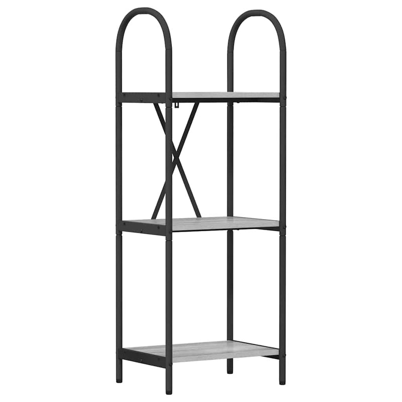 vidaXL Könyvespolc Szürke sonoma 40 x 30 x 109 cm Faanyag