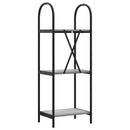 vidaXL Könyvespolc Szürke sonoma 40 x 30 x 109 cm Faanyag