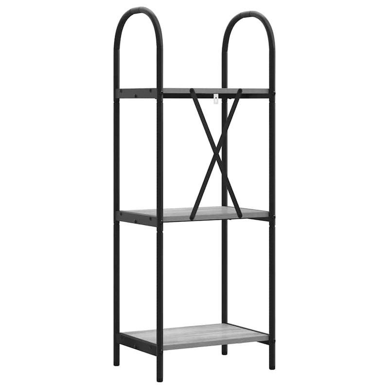 vidaXL Könyvespolc Szürke sonoma 40 x 30 x 109 cm Faanyag