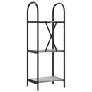 vidaXL Könyvespolc Szürke Sonoma 40 x 30 x 109 cm Faanyag