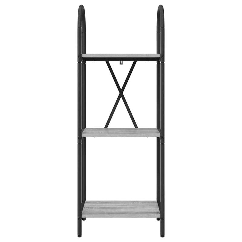 vidaXL Könyvespolc Szürke sonoma 40 x 30 x 109 cm Faanyag