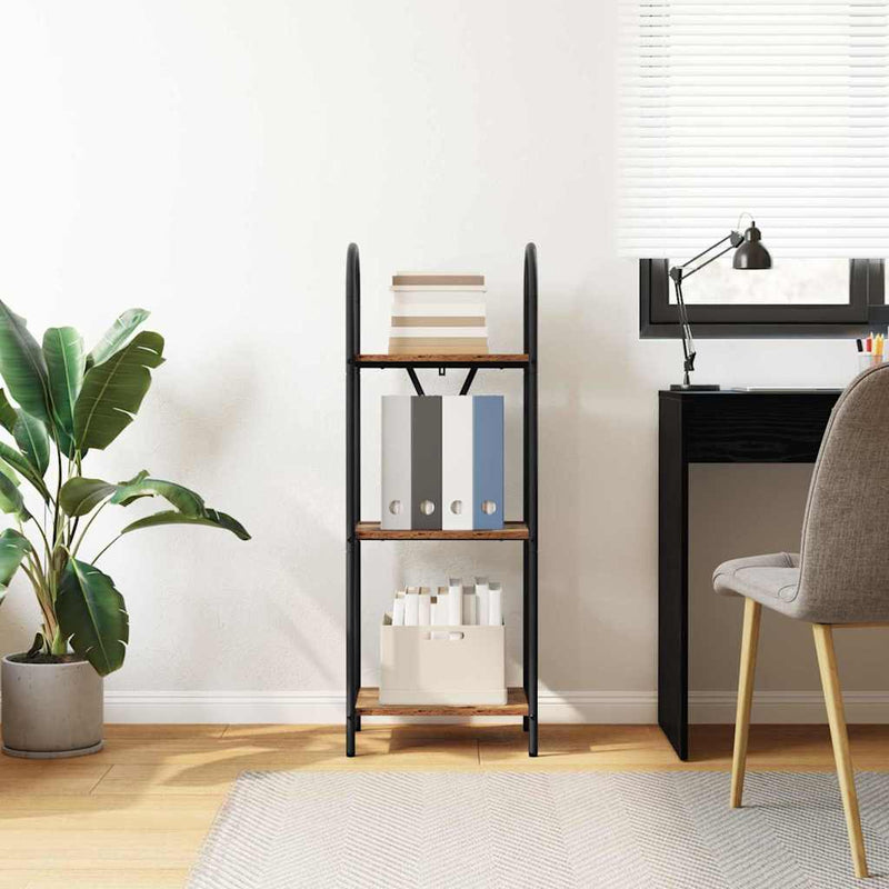 vidaXL Könyvespolc Régi fa 40 x 30 x 109 cm Faanyag