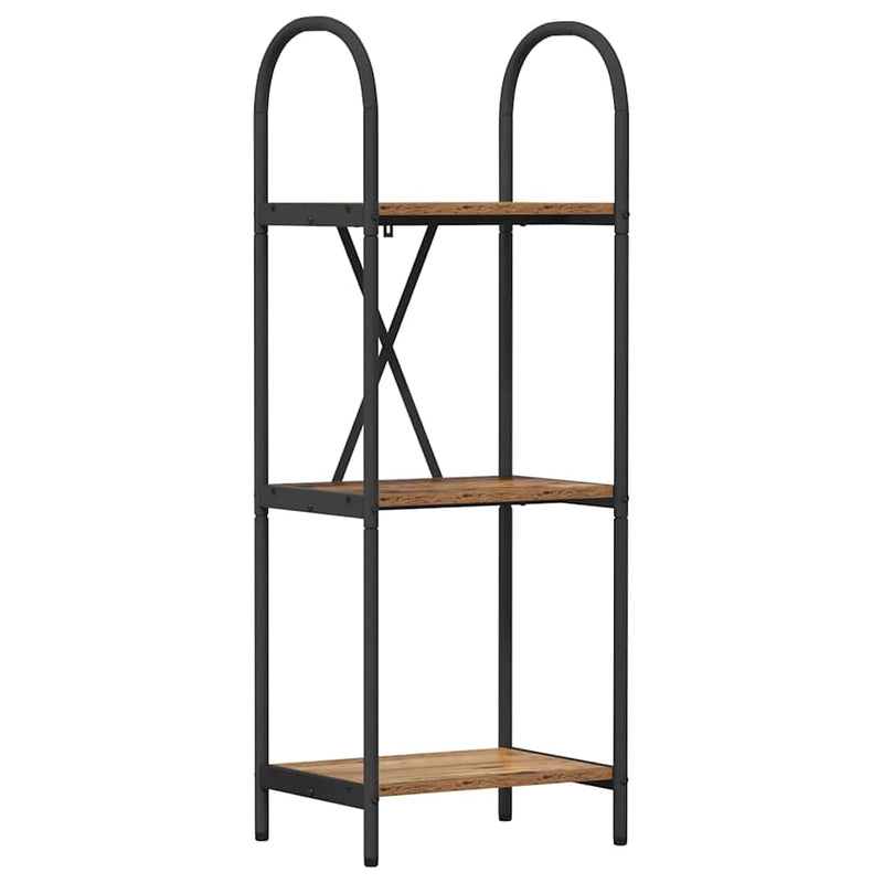 vidaXL Könyvespolc Régi fa 40 x 30 x 109 cm Faanyag