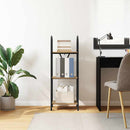 vidaXL Könyvespolc kézműves tölgy 40 x 30 x 109 cm Faanyag