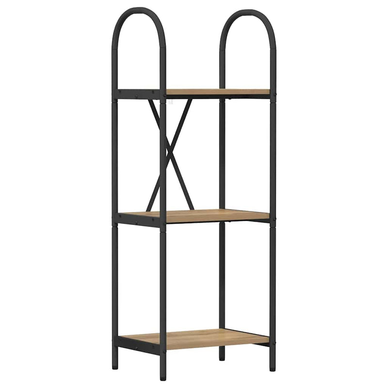 vidaXL Könyvespolc kézműves tölgy 40 x 30 x 109 cm Faanyag