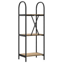 vidaXL Könyvespolc kézműves tölgy 40 x 30 x 109 cm Faanyag