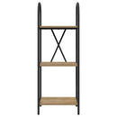 vidaXL Könyvespolc kézműves tölgy 40 x 30 x 109 cm Faanyag